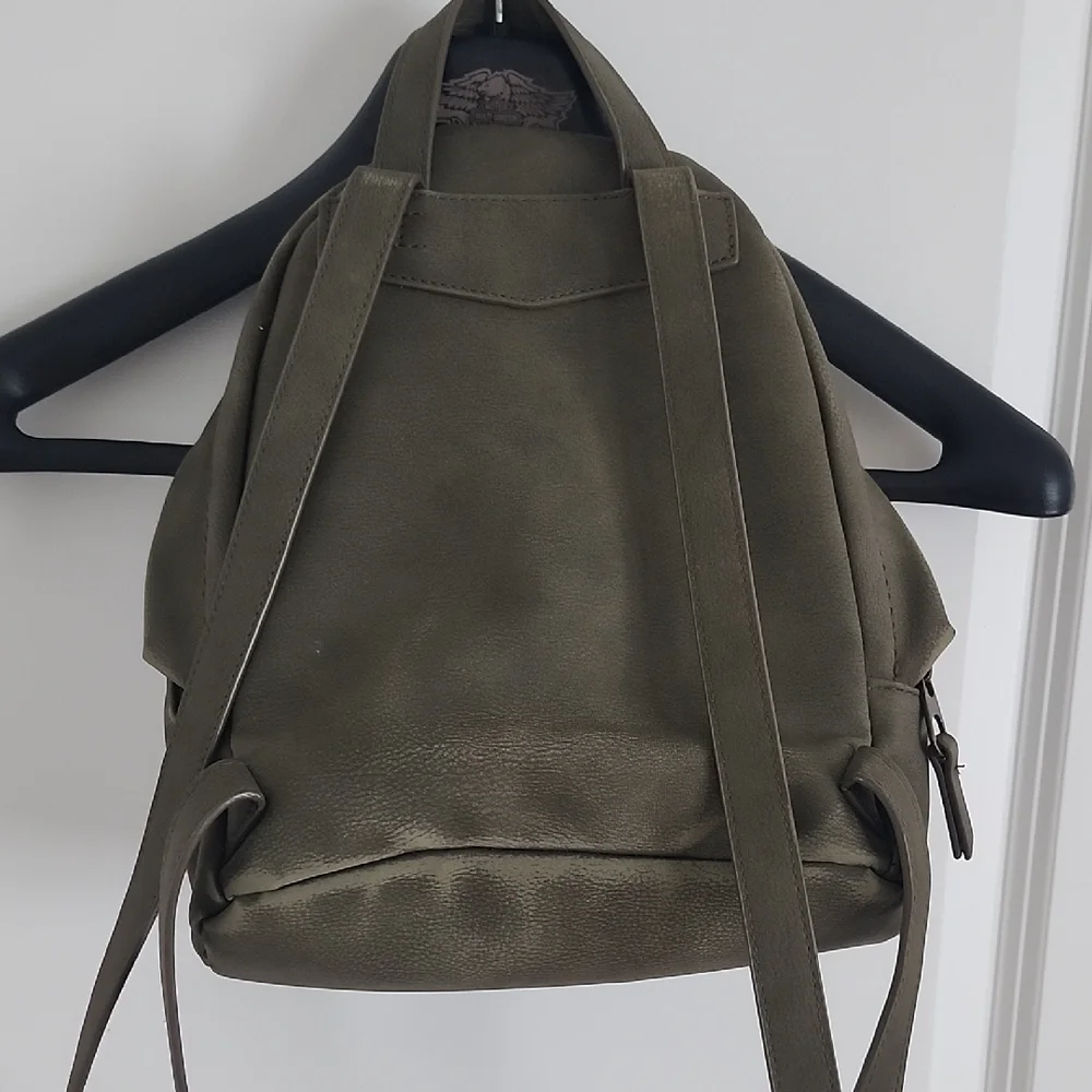 Universal‎ Thread Suede Olive Green Mini Backpack Bag